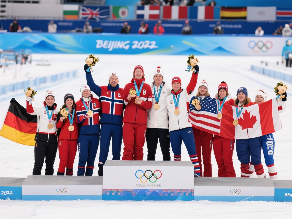 2020年冬奥会期间，各国运动员齐聚一堂