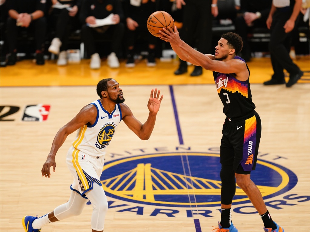 勇士激战太阳,NBA季后赛焦点之战引热议 无论是勇士那令人窒息的三分球雨,还是太阳